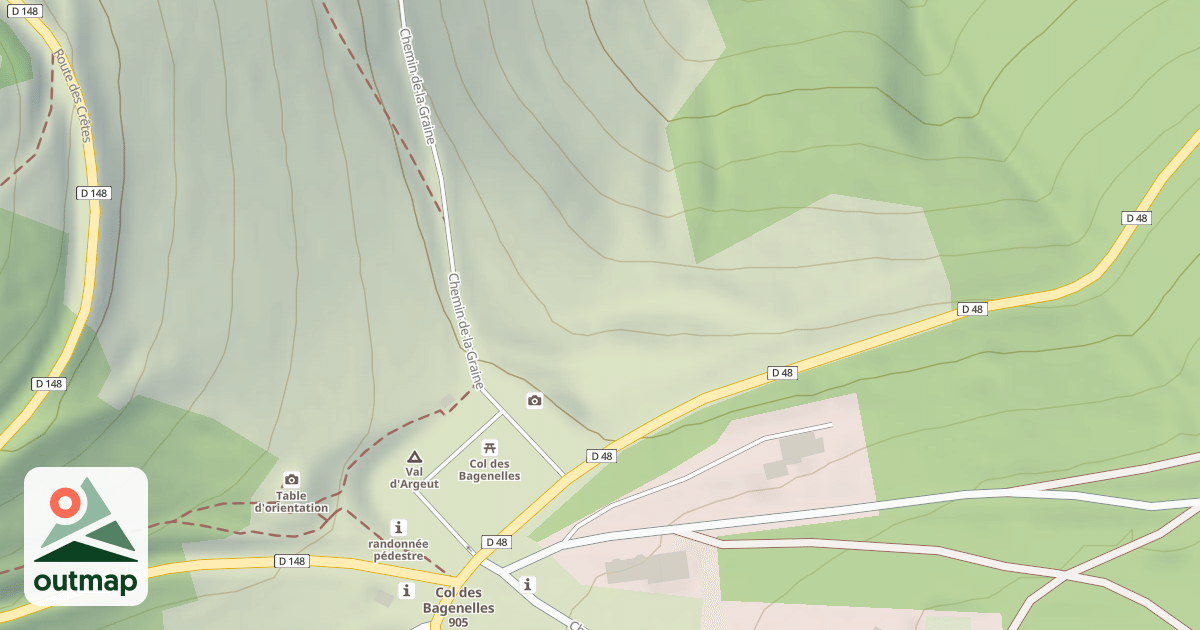 Map of Espace Alfred Bouvier