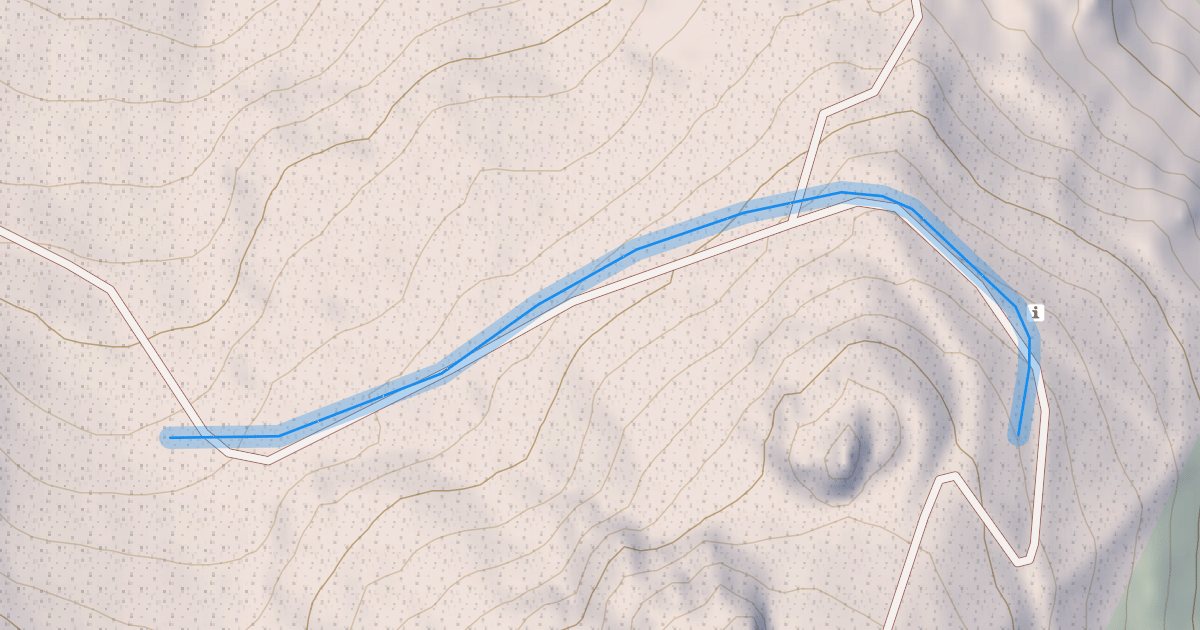 Map preview of Chemin Vizelle-Combe Saulire