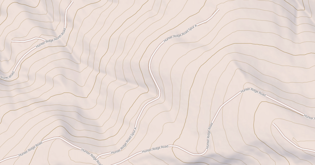 Map preview of HUNTER RIDGE SPUR A