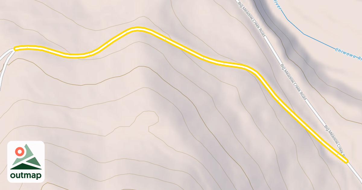 Map of Pole Ridge Road