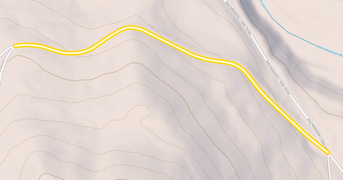 Map preview of Pole Ridge Road