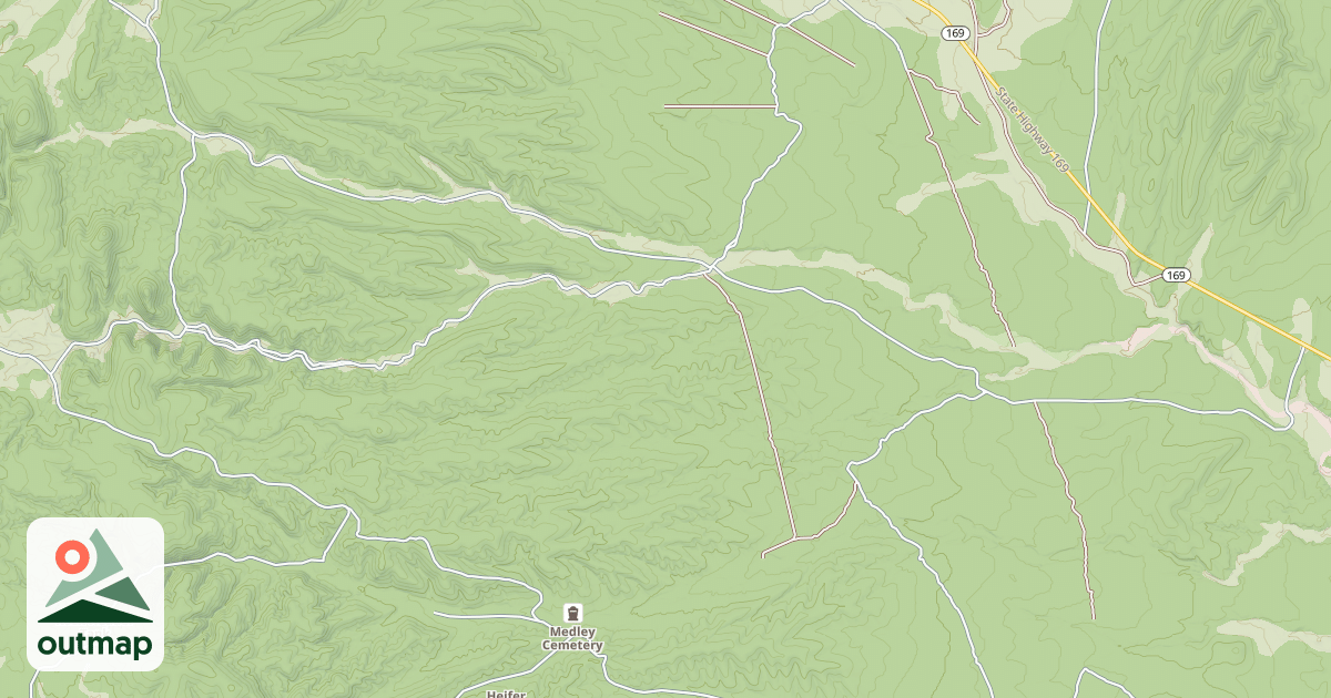 Map of GALLINAS CANYON