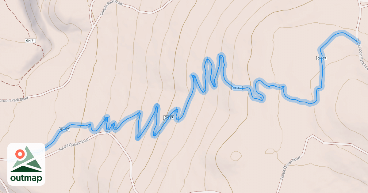 Map of Governor King Trail