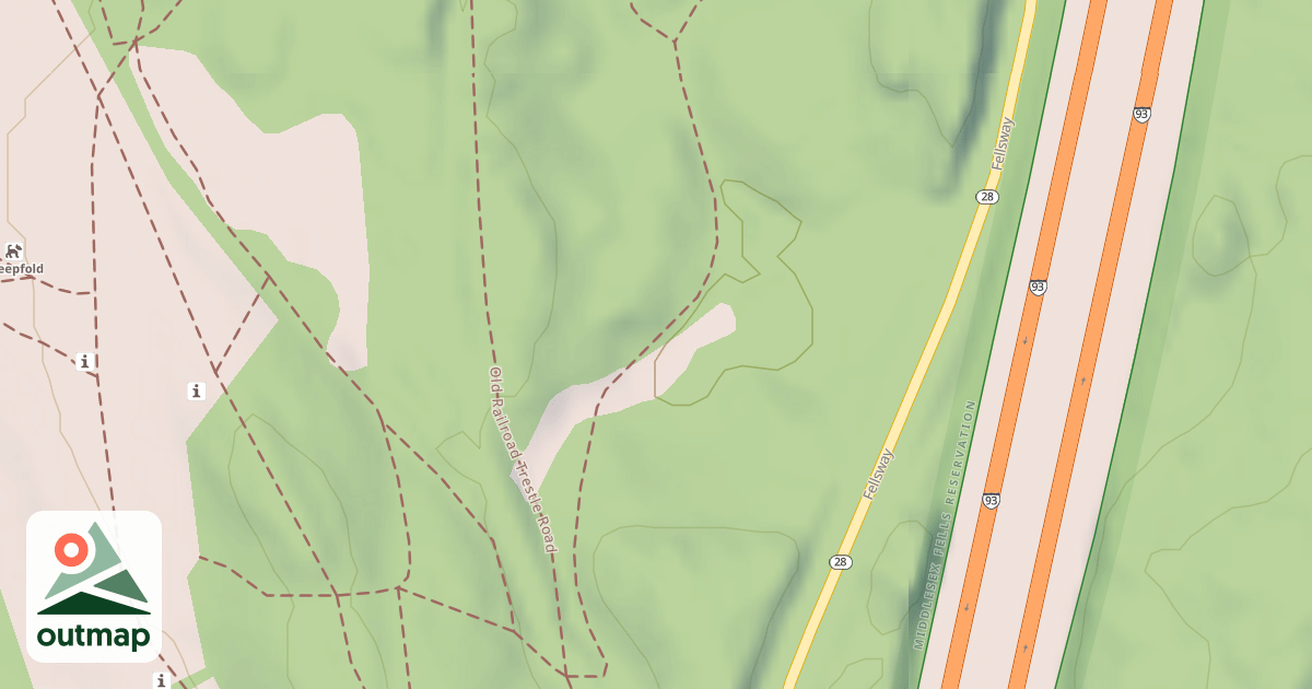 Map of Mountain Bike