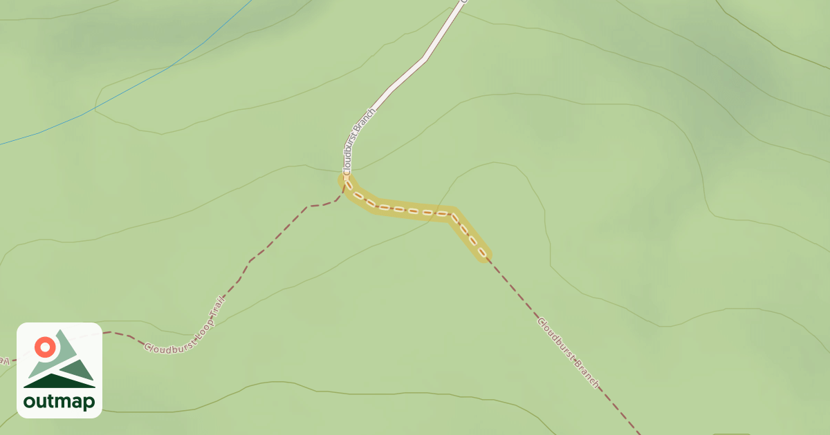 Map of Cloudburst Branch