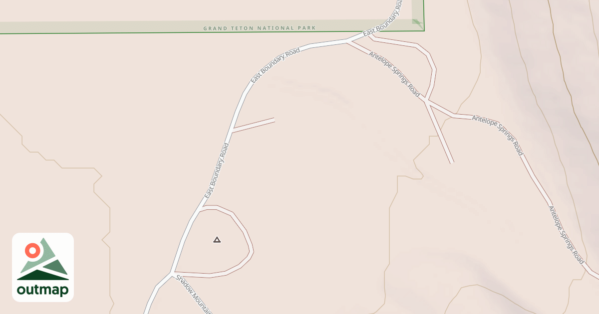 Map of ANTELOPE SPRINGS