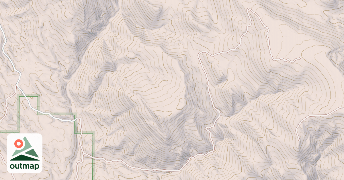 Map of Blacktail Canyon