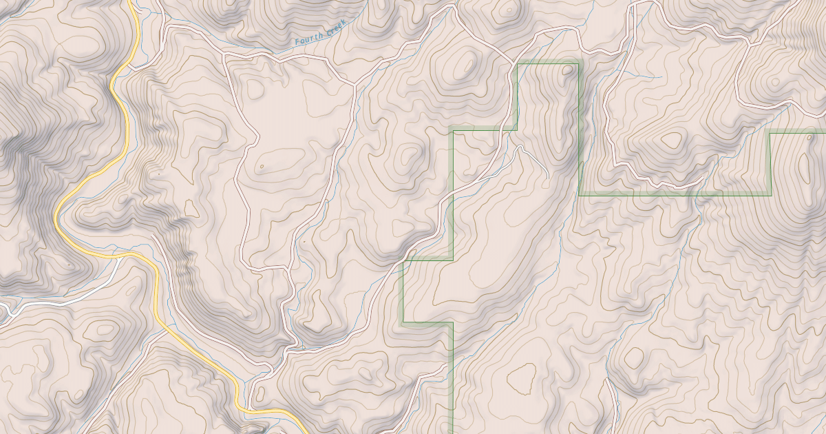 Map preview of USFS National Forest System Roads {6C399D5D-C9ED-4B13-81F3-2AF8FC5C935B}
