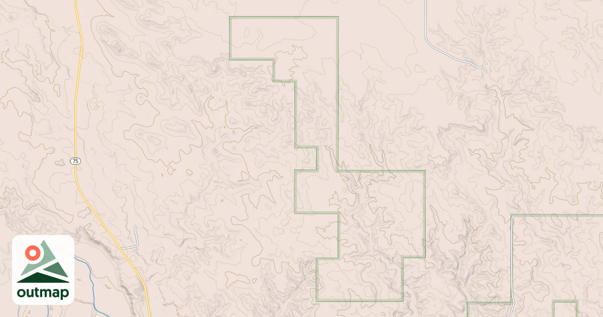 Map of (C) LITTLE NASTY CREEK