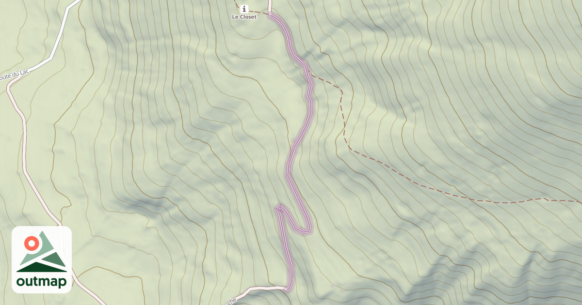 Map of Chemin du Closet