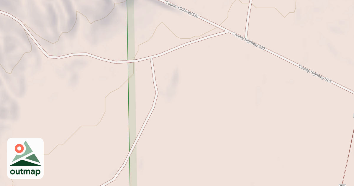Map of BASIN LOOP SPUR B