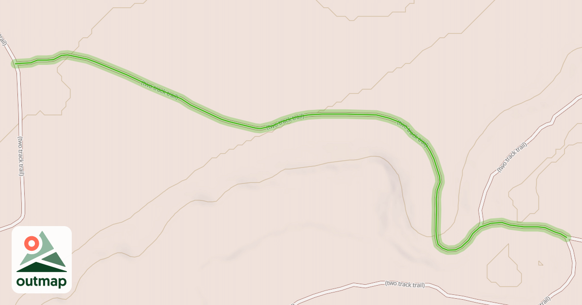 Map of (two track trail)