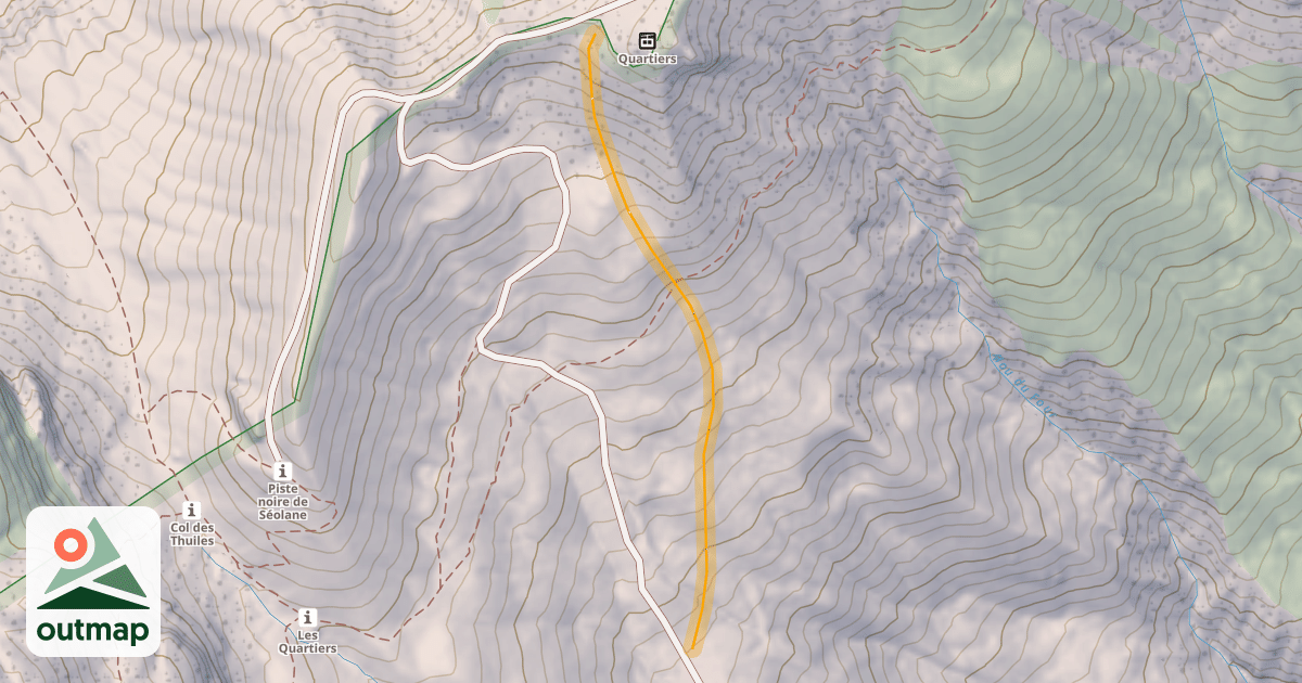 Map of Quartiers Hors Piste