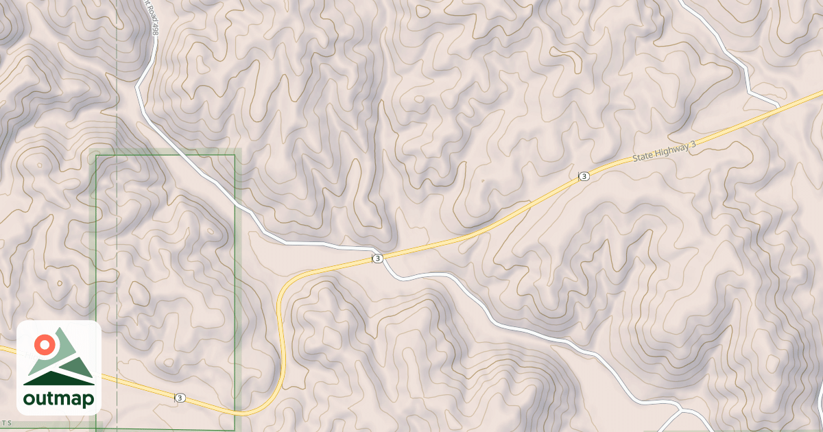 Map of HIDDEN CREEK
