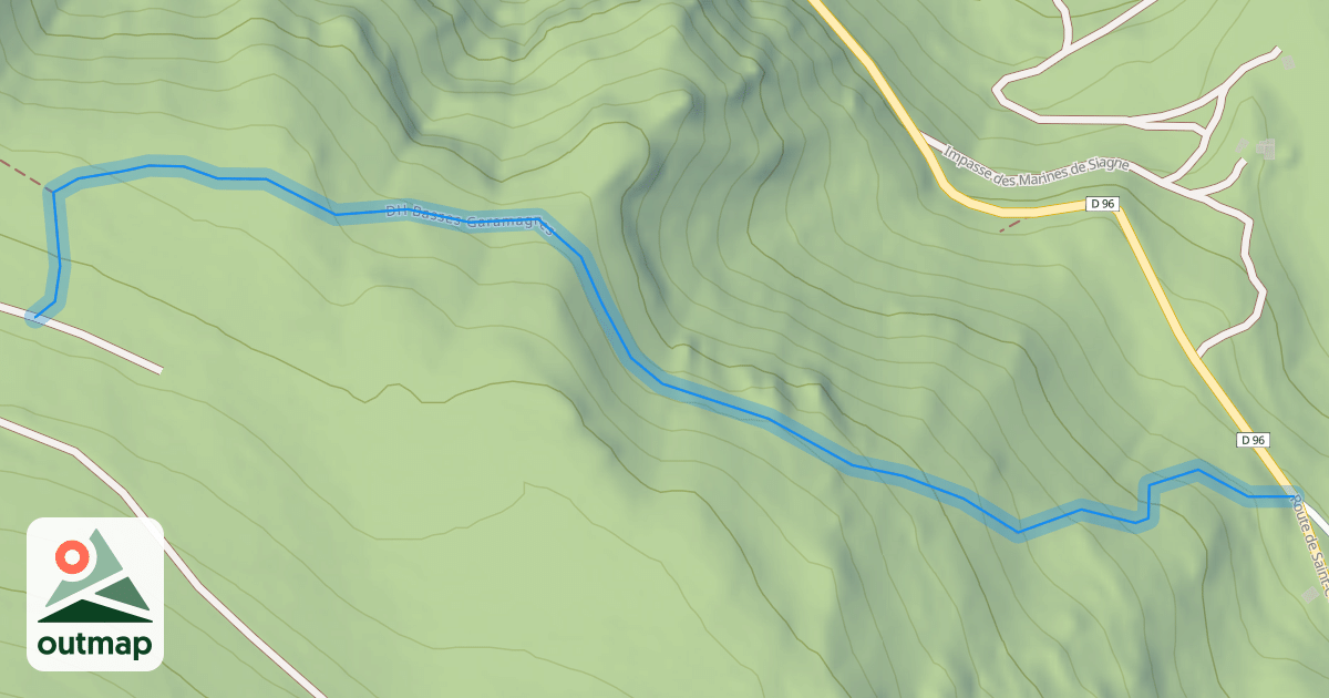 Map of DH Basses Garamagnes