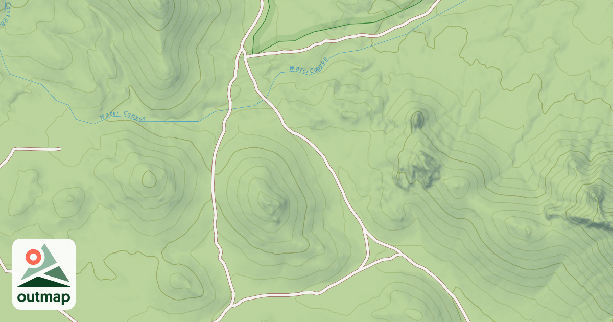 Map of SADDLE ROAD