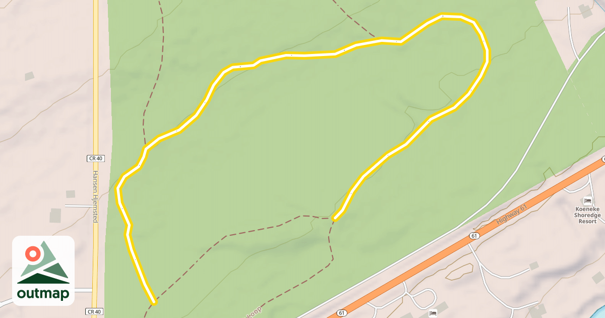 Map of Deertrack Loop