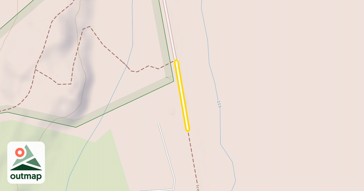 Map of Ice Line Trail