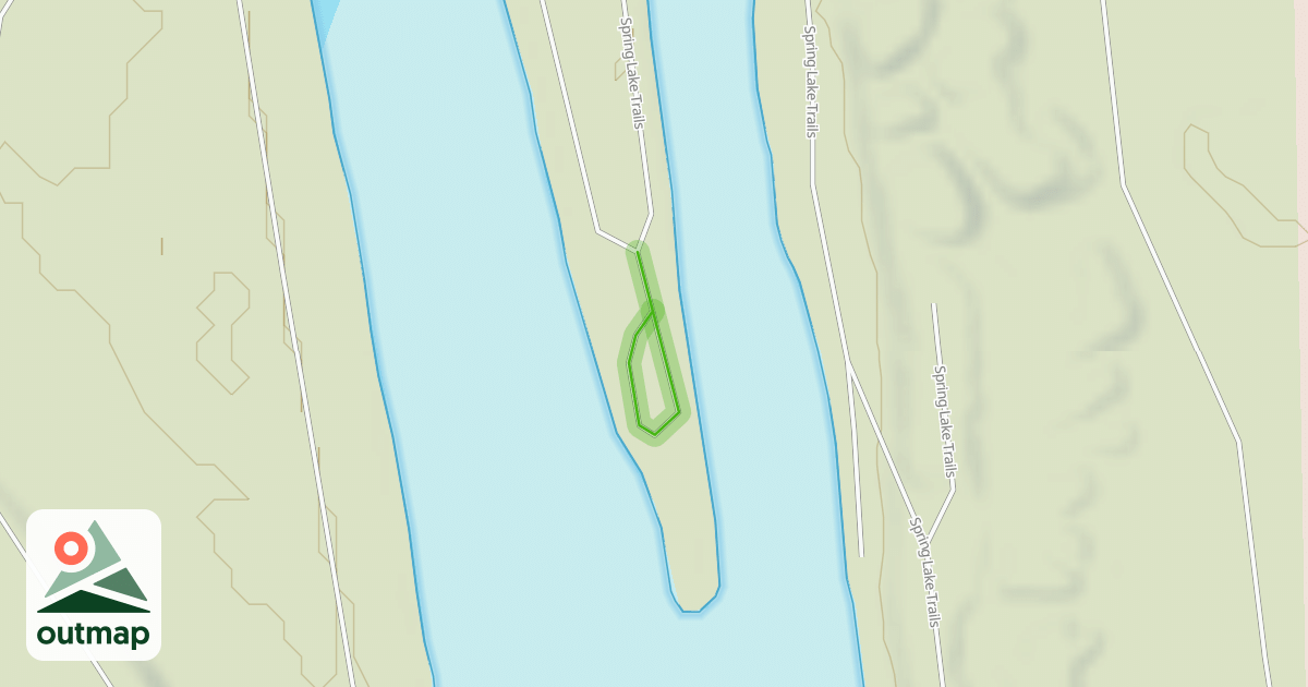 Map of Spring Lake Trails