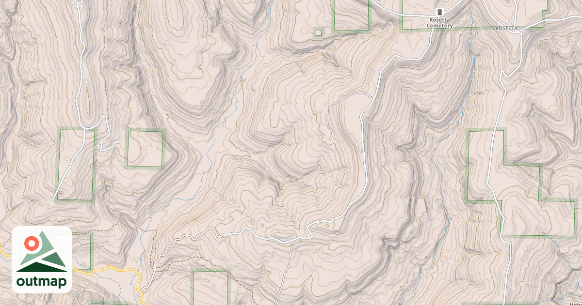 Map of BIG BEE RIDGE