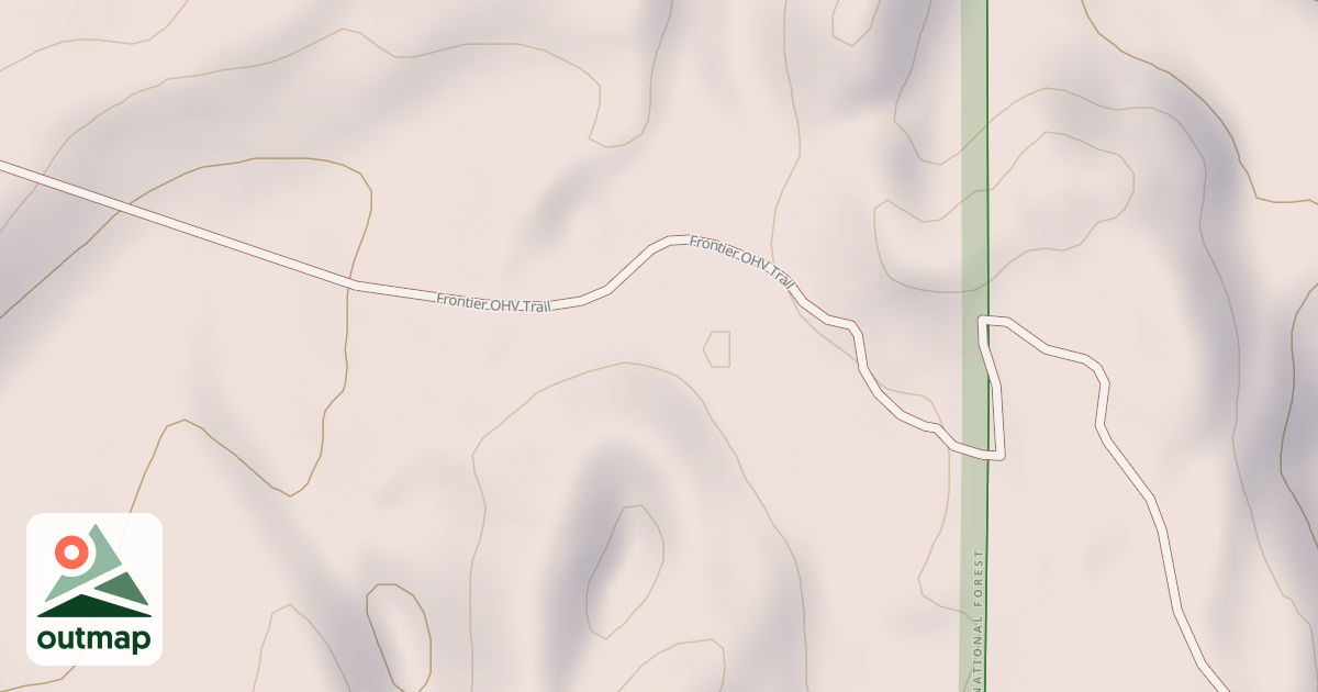 Map of Frontier Ohv Trail