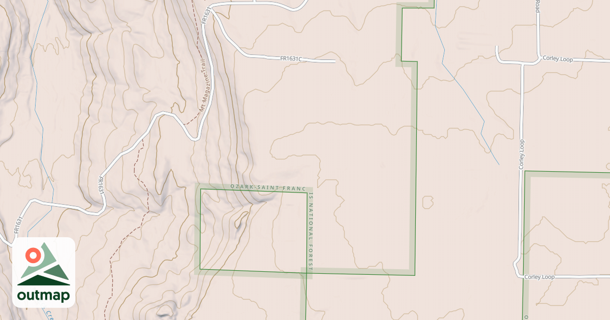 Map of USFS National Forest System Roads {BACFC895-60FB-4BA4-BEB5-A7F7DA352E32}
