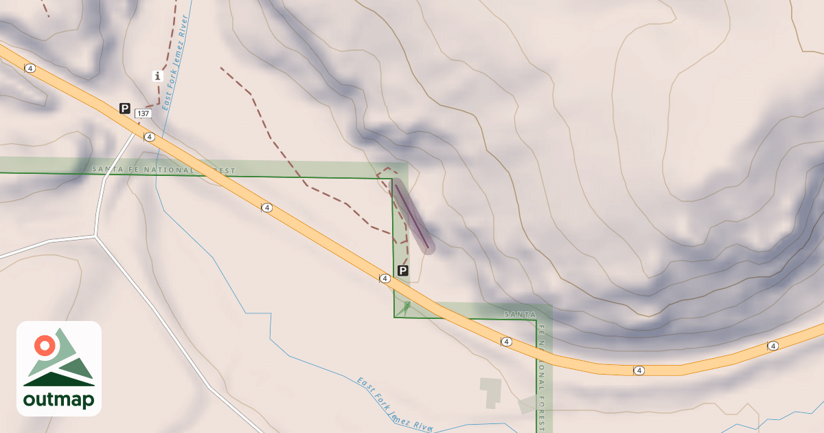 Map of Climbing Crag