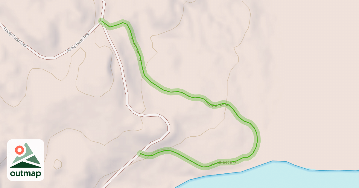 Map of Pond access