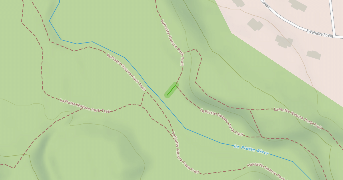Map preview of LaPlatte Nature Park Trail
