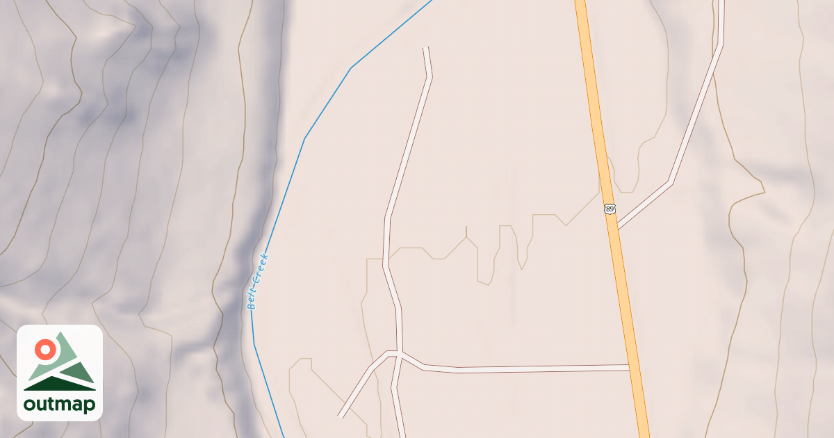 Map of C C C CAMP