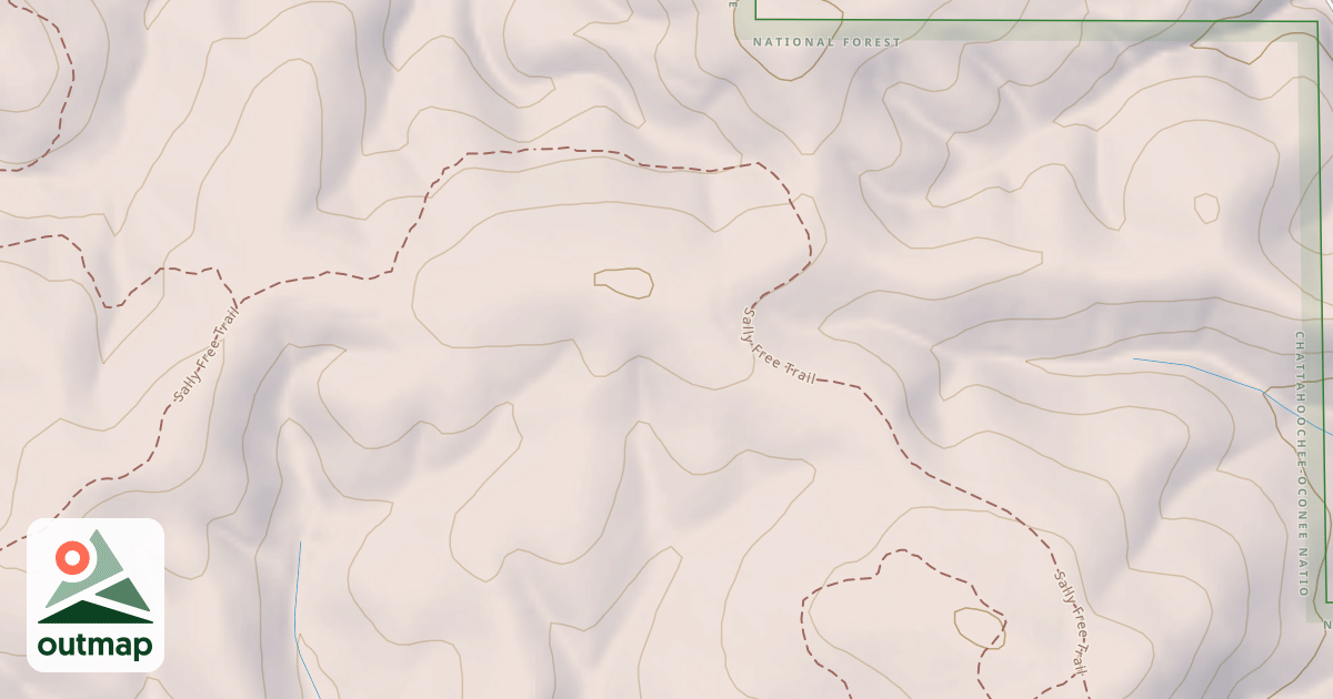 Map of Sally Free Trail