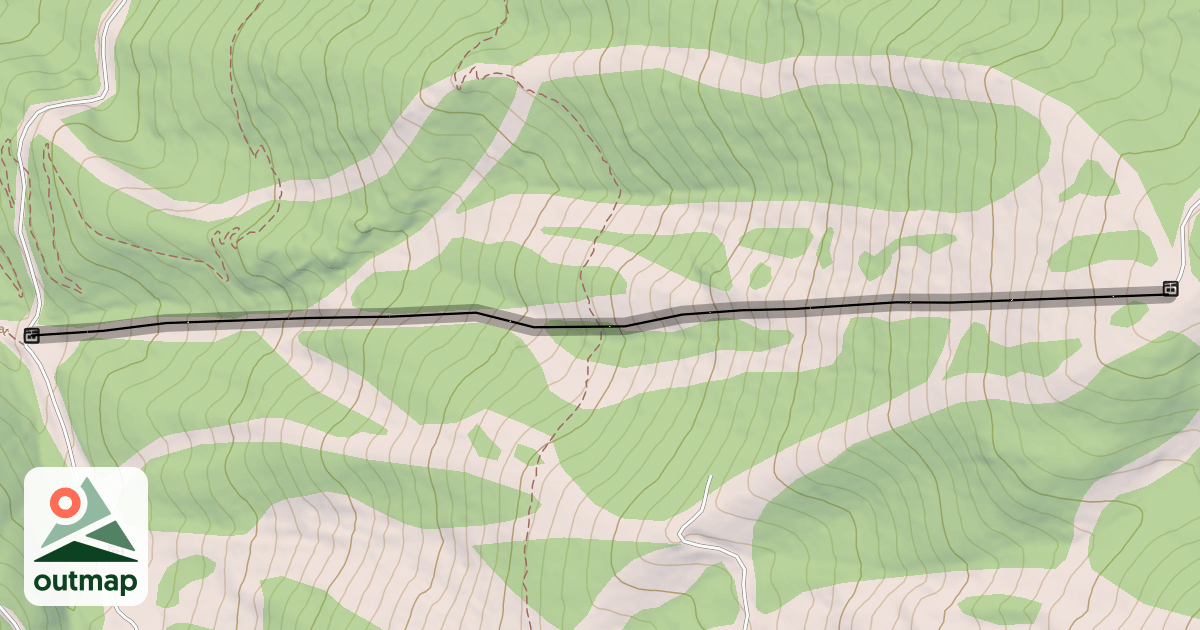 Map of Pony Express Liftline