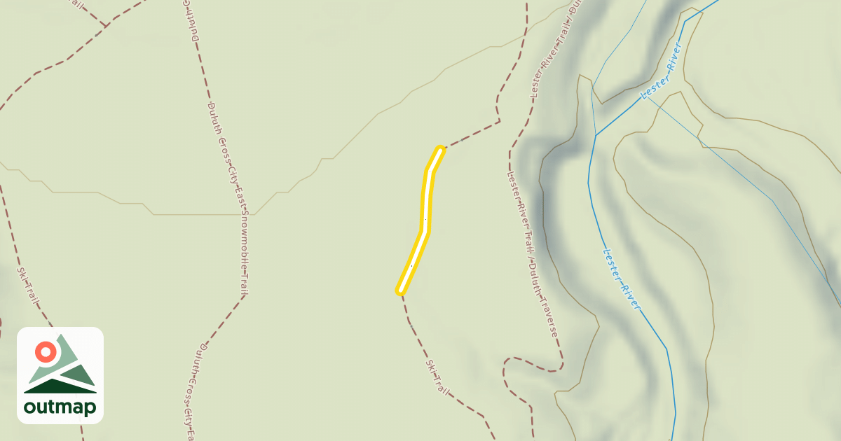 Map of Lester River Trail / Duluth Traverse