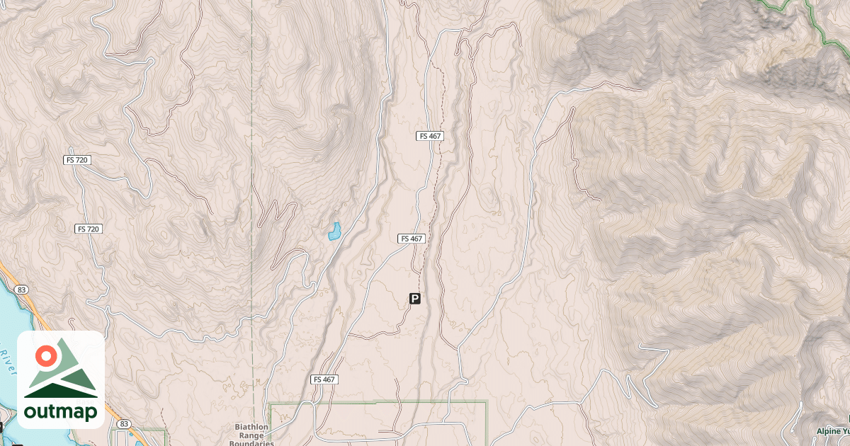 Map of East Morrell-Blind Canyon Loop