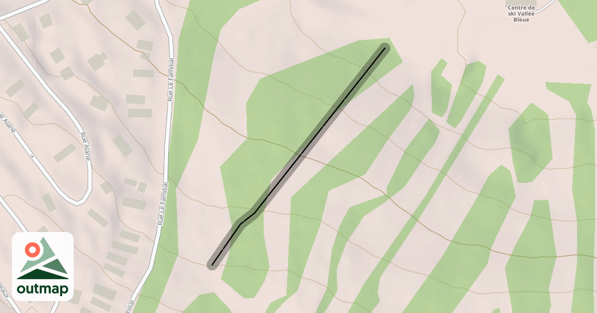Map of 20. Saute Mouton