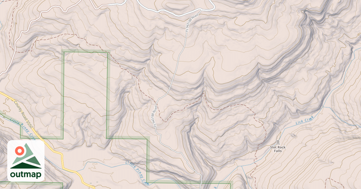 Map of USFS National Forest System Roads {BBC9ED67-75BF-475A-B21F-F3B4E1FD1550}