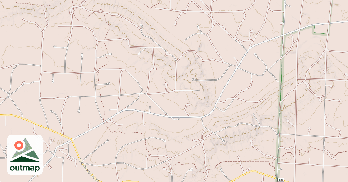 Map of West Higgins Trail