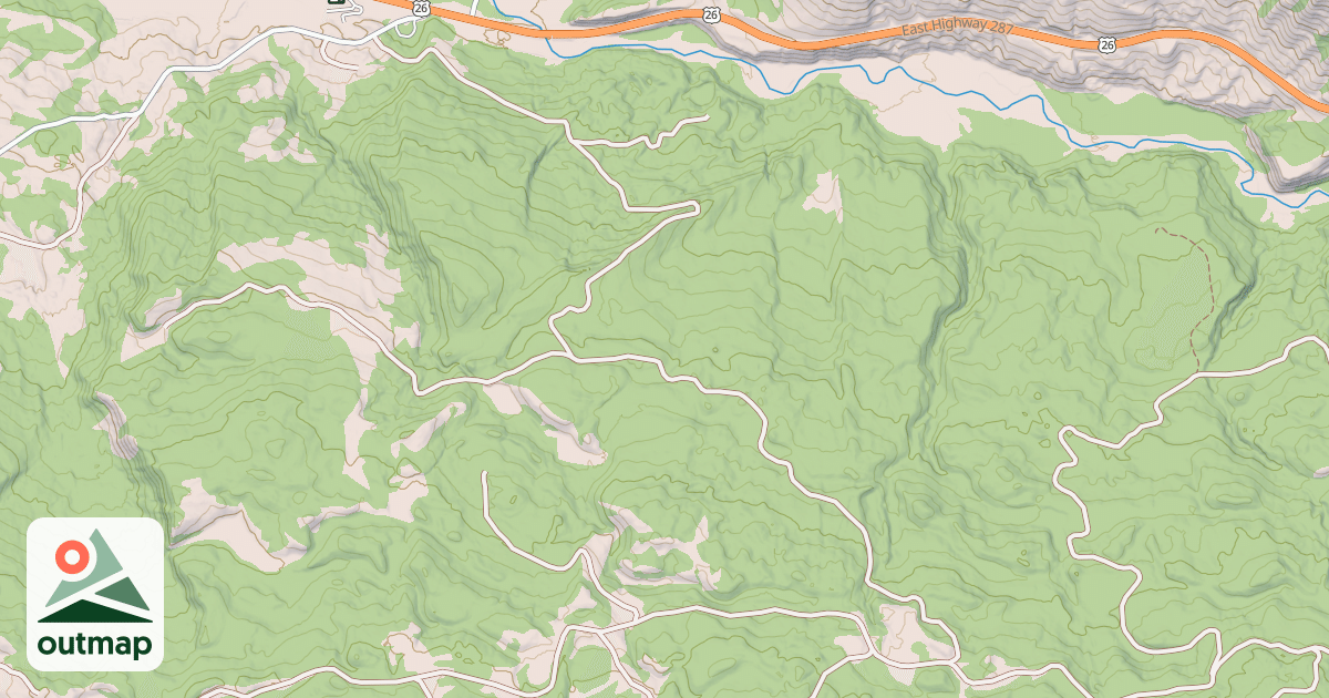 Map of Cda Snowmobile Trail