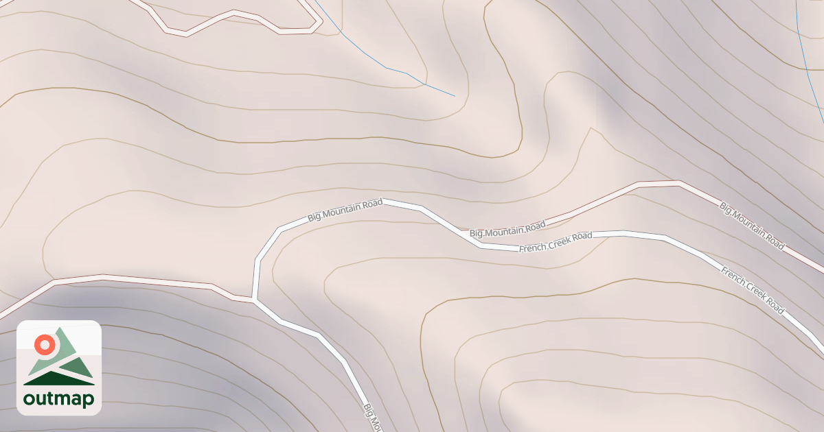 Map of BIG MTN     (FA04)