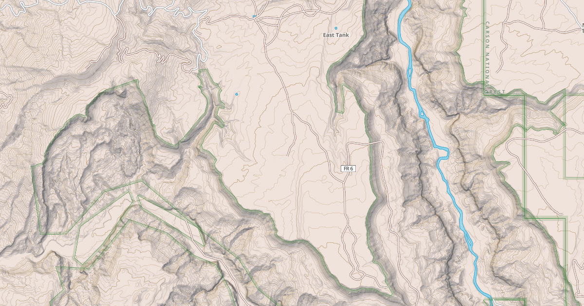 Map preview of GALLINA MOUNTAIN