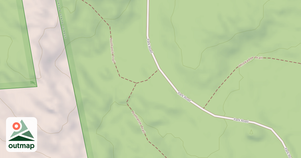 Map of Nuthatch Trail
