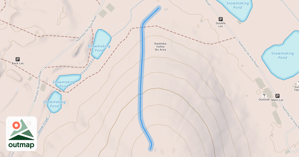 Map of Indian Run