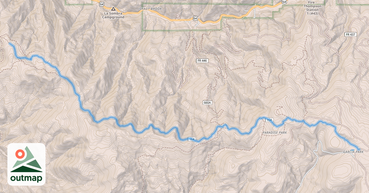 Map of South Boundary Trail (164)