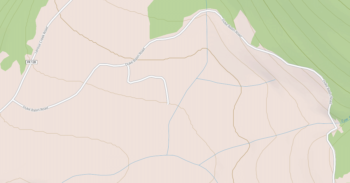 Map preview of DUKE BASIN