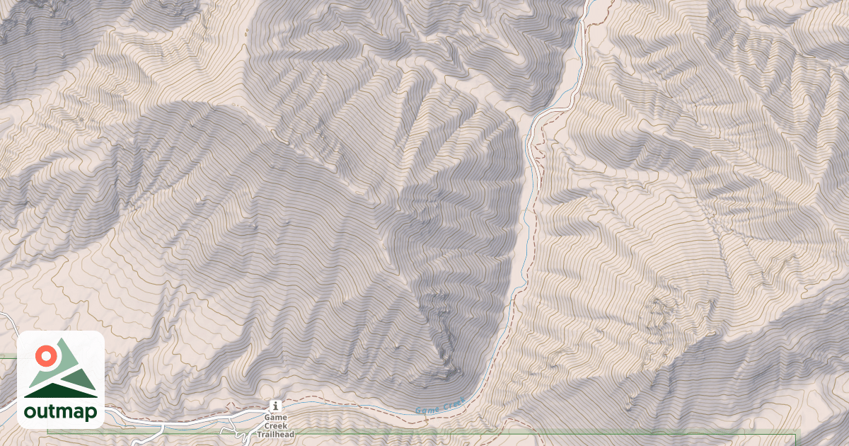 Map of GAME CREEK 304550