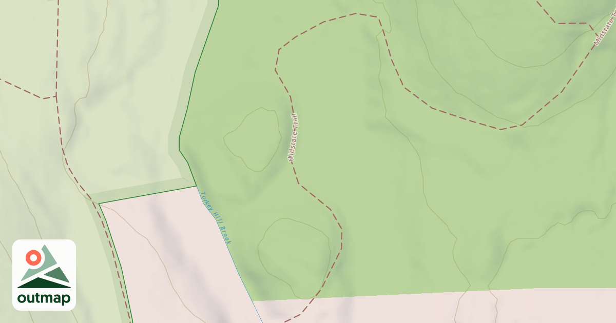 Map of Midstate Trail