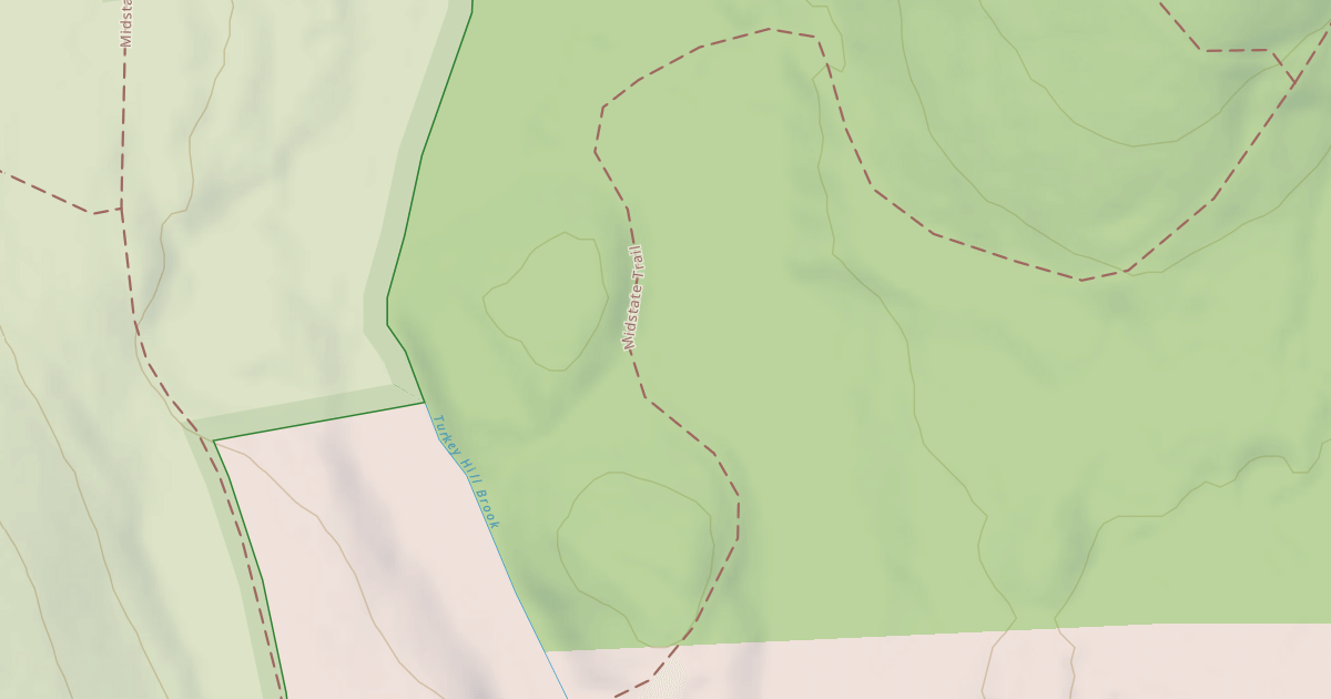 Map preview of Midstate Trail