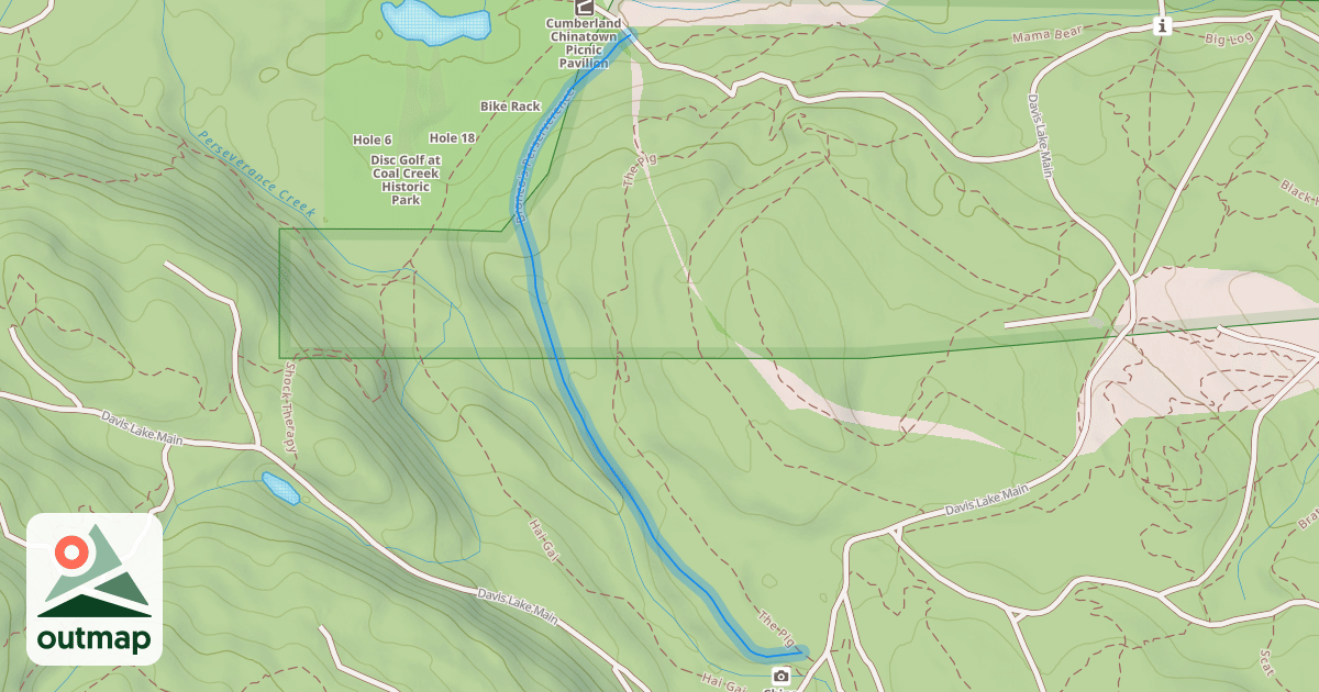 Map of Bronco's Perserverence