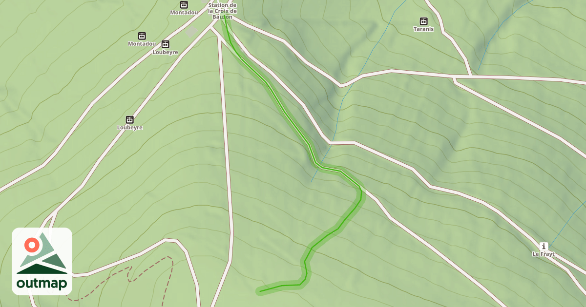 Map of Le Chemin des Dames