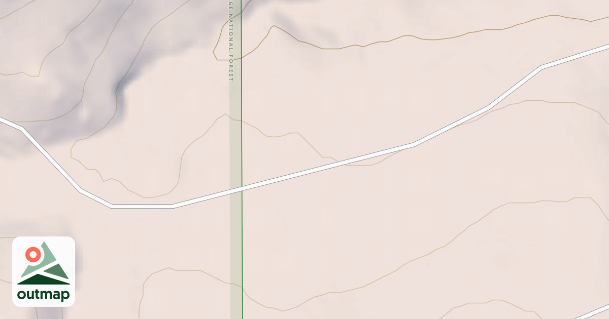 Map of BLM National GTLF Public Motorized Roads 6d60fe6e-2187-4444-bf88-4b7303368f93